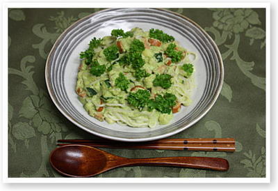 枝豆ソースでライススパ2