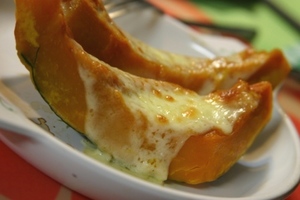 カボチャのステーキ_チーズ味