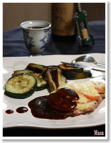 デミトマポークのチーズ焼き