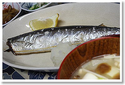 サンマの塩焼き