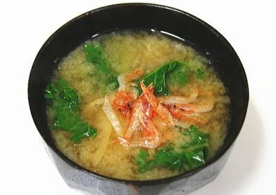 桜海老と切り干し大根のみそ汁