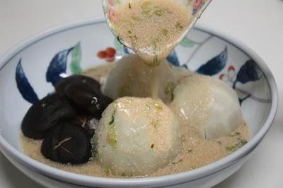 蕪のたらこあんかけ